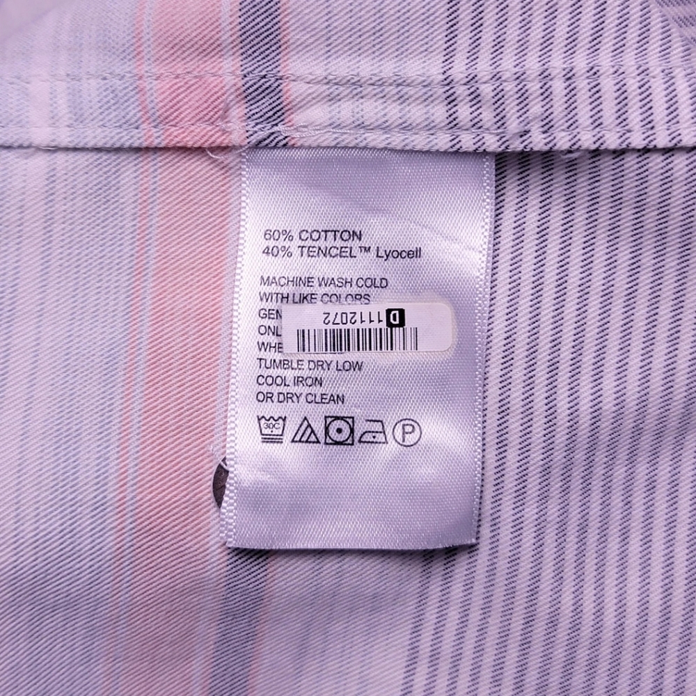 Tommy Bahama Coral Horizon Striped Button-Down Shirt L - Picture 4 of 6